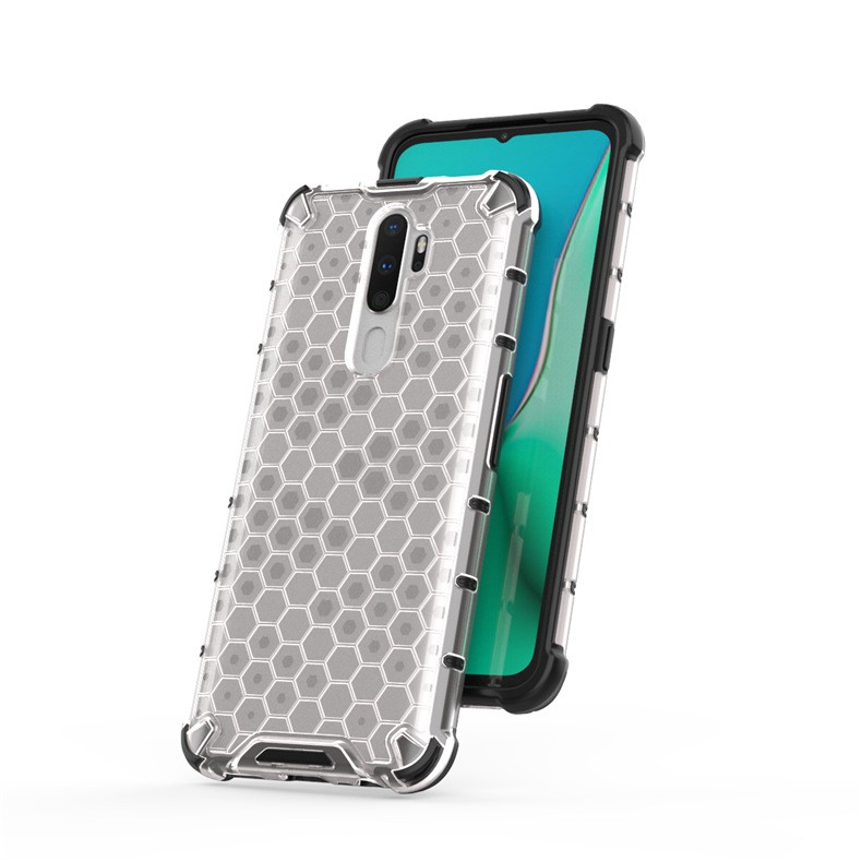 Ốp lưng Oppo A9 2020 / A5 2020 vân tổ Ong kiểu dáng UAG cao cấp