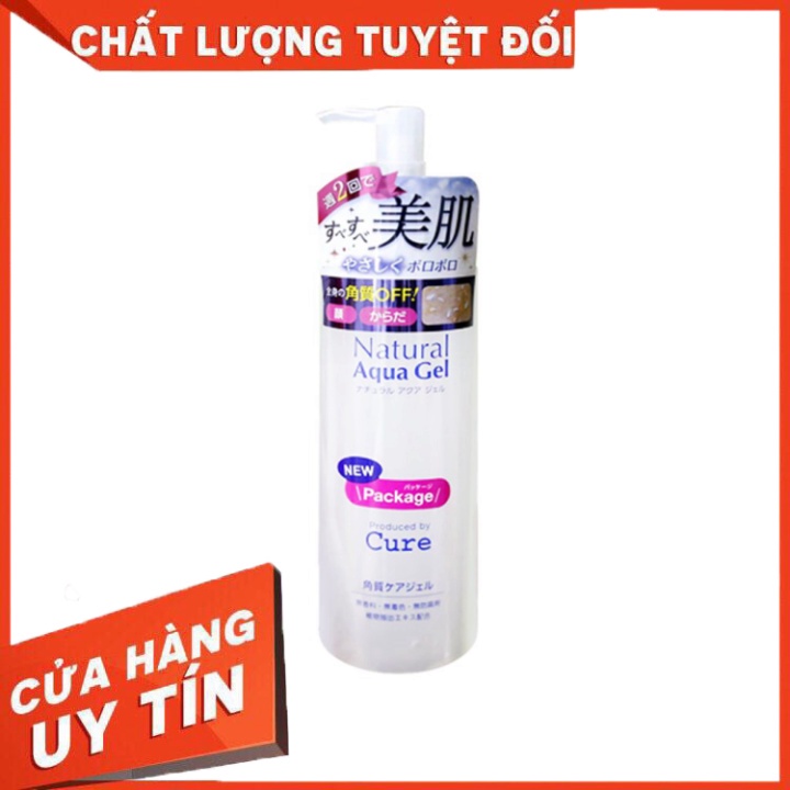 Tẩy da chết, tế bào chết Cure natural Aqua gel pacekage new 250g làm sạch da giúp trắng da