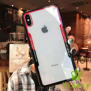 iPhone XS Max XR Tempered Glass Hard Back Case