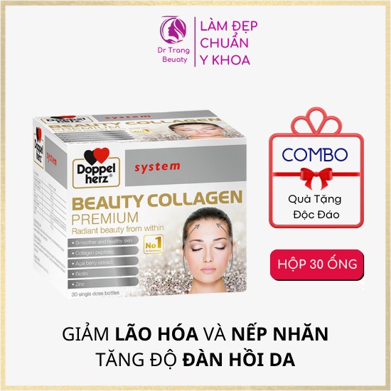 Beauty Collagen bổ sung Collagen cùng các dưỡng chất hỗ trợ bảo vệ da (30 ống)
