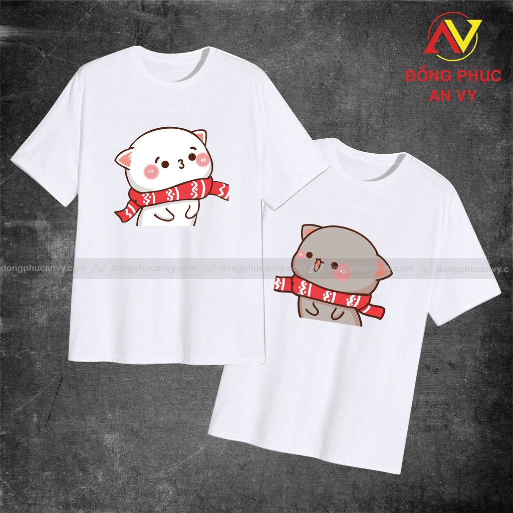 Áo Đôi Free Size Gấu Chibi
