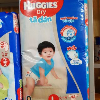 Tã dán Huggies M76, L68, L42, M48