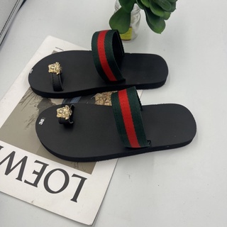dép xỏ ngón nữ đế đen quai dù ( sandal chip chip )