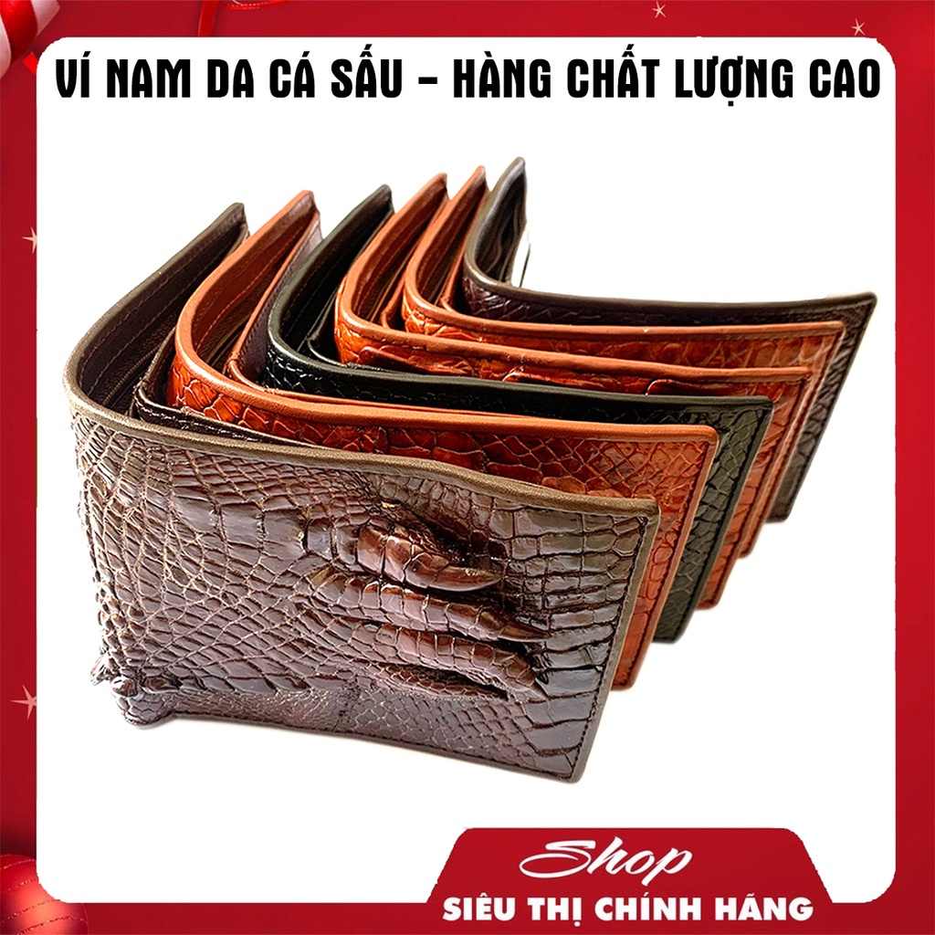 Ví Nam Da Cá Sấu - Hàng Chất Lượng Cao