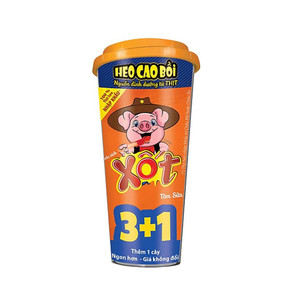 Hộp 4 Cây Xúc Xích Lắc Heo Cao Bồi 72g | BigBuy360 - bigbuy360.vn