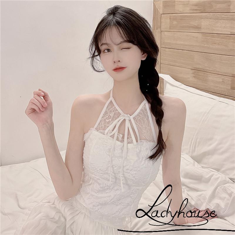 Áo croptop hai dây màu sắc thời trang mùa hè cho nữ