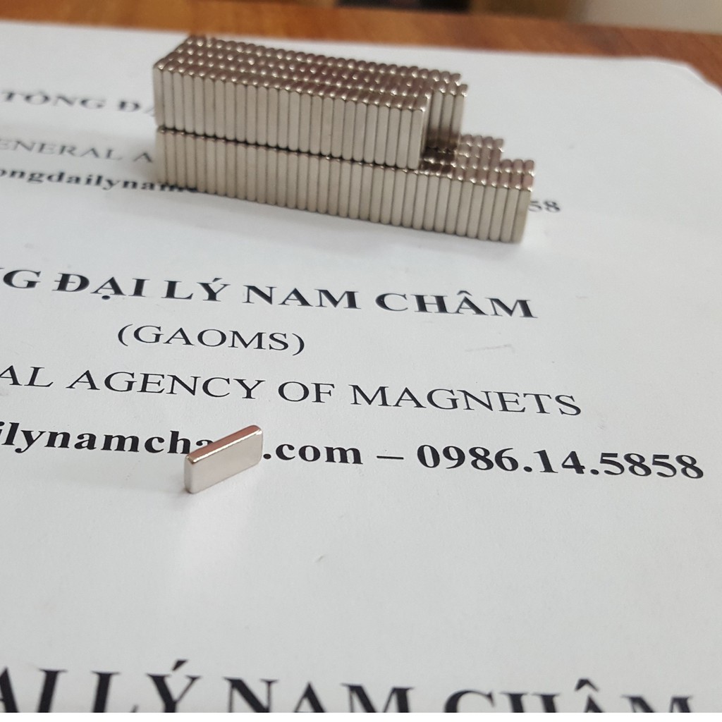 Nam châm trắng 10x5x2mm