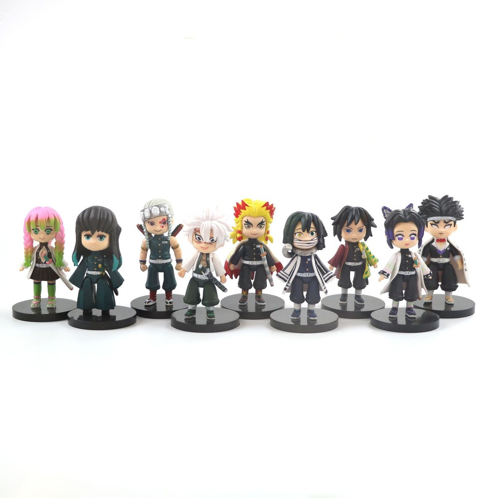 Mô hình tượng figure KIMETSU NO YAIBA THANH GƯƠM DIỆT QUỶ các trụ cột anime trưng bày trang trí đẹp