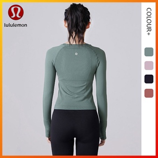 Lululemon    Mới Áo Thun Yoga Tay Dài 4 Màu 2038