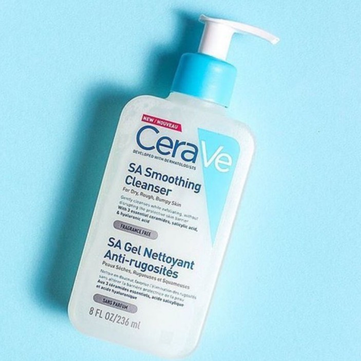 Cerave SA Smoothing Cleanser - Sữa Rửa Mặt Cho Da Rất Khổ Mẩn Đỏ 236ml | BigBuy360 - bigbuy360.vn
