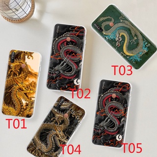 Ốp Điện Thoại Mềm Trong Suốt Hình Rồng Trung Hoa Gt66 Cho Vivo Y11 Y20 Y20I V11 V11I V20 V20I Se Pro