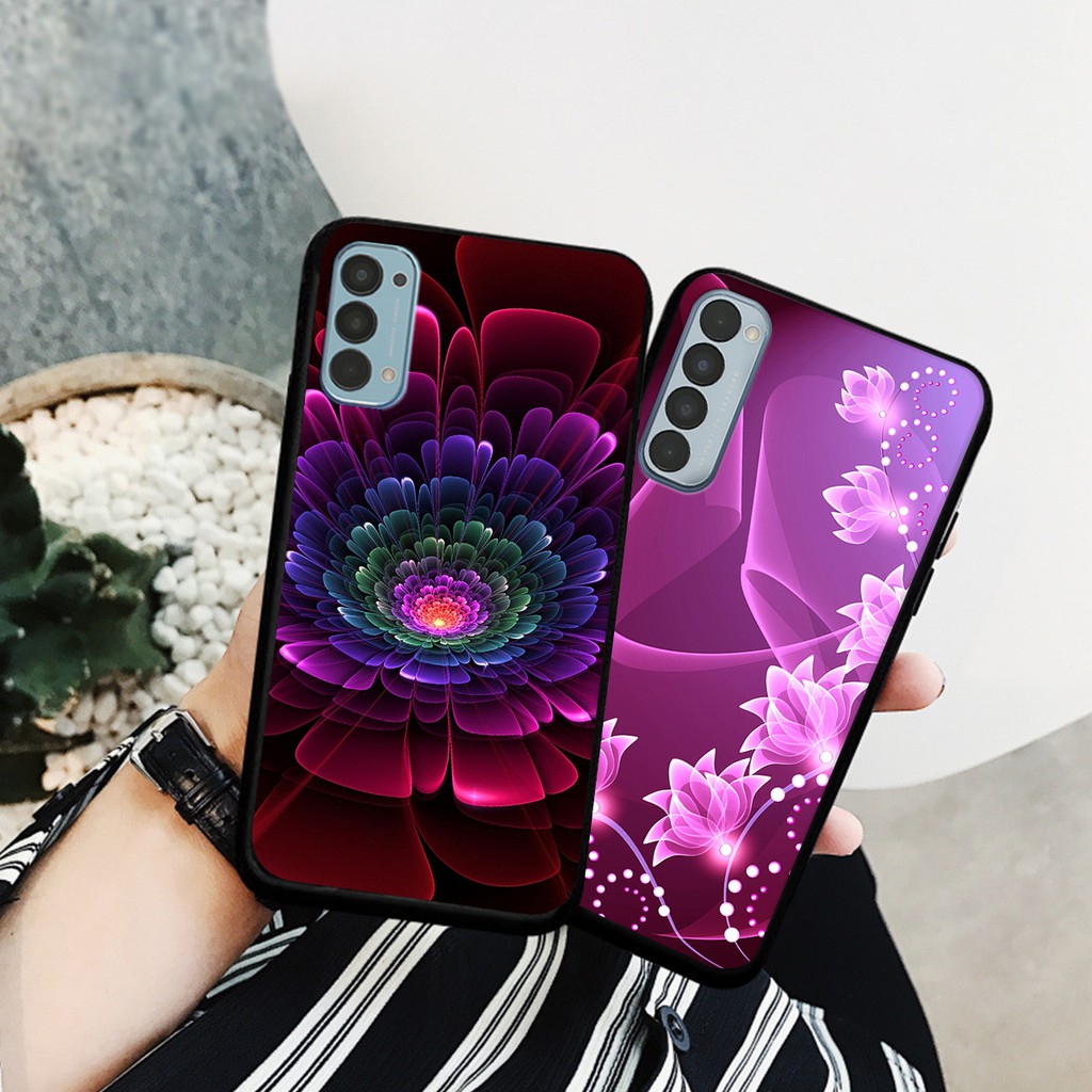 Ốp lưng điện thoại OPPO RENO 4 - RENO 4 PRO in hình hoa siêu đẹp- Doremistorevn