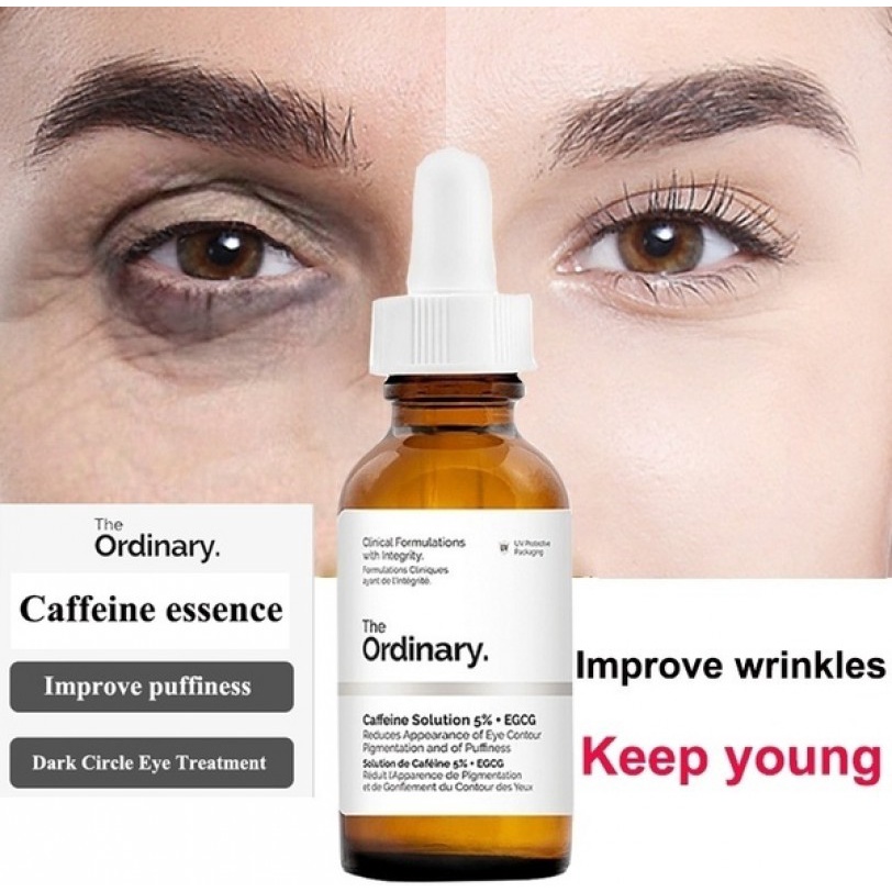 The Ordinary Tinh Chất Dưỡng Mắt Caffeine Solution 5% + EGCG - Giảm Quầng Thâm Và Bọng Mắt Hiệu Quả 30ml LS