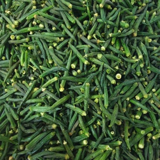 Nữa kg đậu bắp sấy giòn
