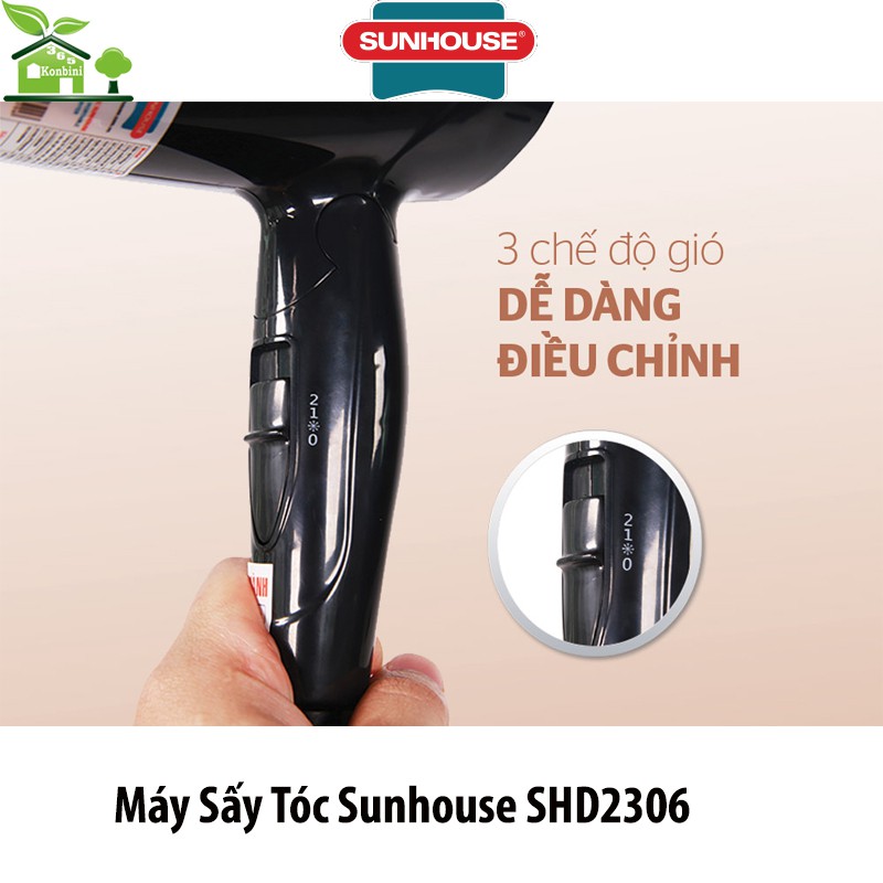 FREESHIP Máy Sấy Tóc Sunhouse SHD2306