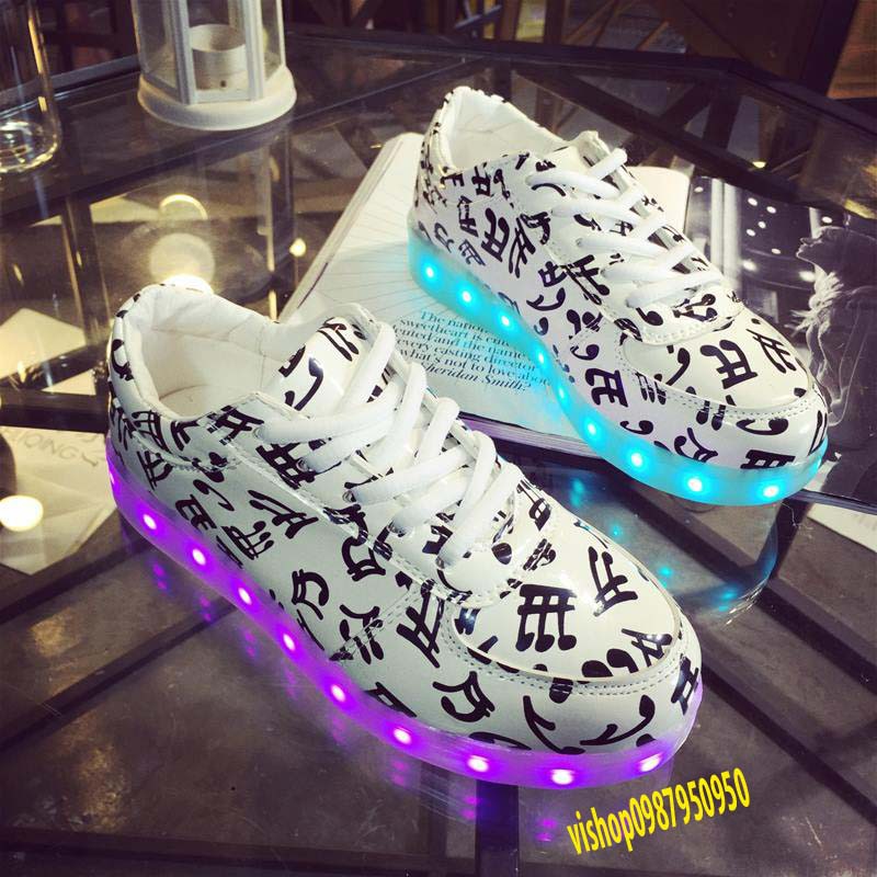 Giày Phát Sáng  Mẫu Nốt Nhạc sáng 7 Màu  ( Nam Và Nữ ) | BigBuy360 - bigbuy360.vn