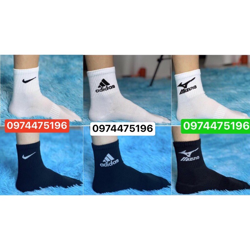 Tất Nam Nữ Cao cổ thể thao thời trang