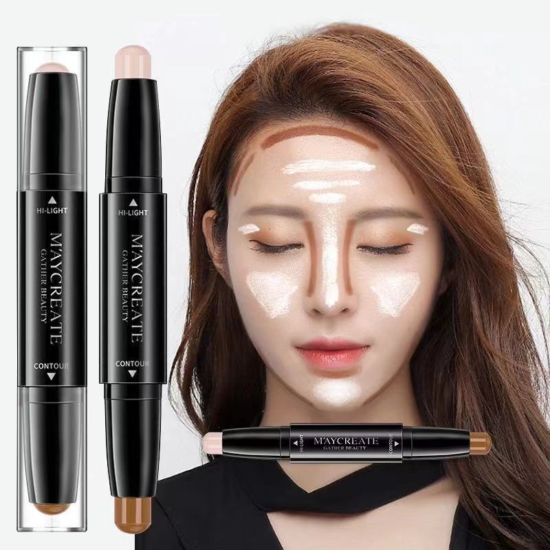 [Hàng mới về] Bút che khuyết điểm bắt sáng và tạo khối hai đầu dễ dùng chất lượng cao