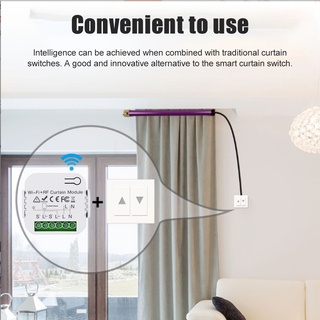 Tuya Smart Switch Wifi RF433 Wireless Switch Blind Curtain Switch With Remote Control Work With Google Home Alexa Smart Home