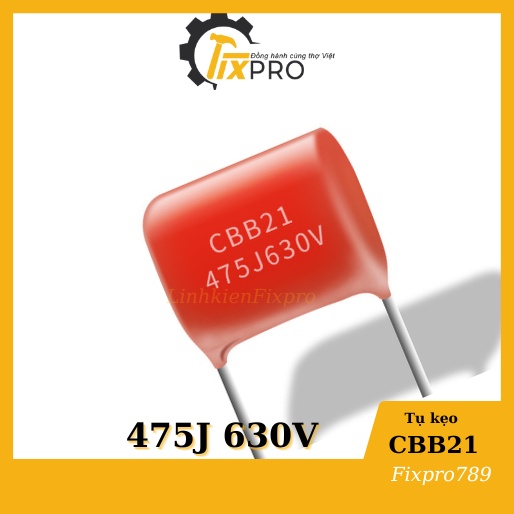 Tụ CBB 475J 4.7uF 630V 31mm chất lượng tốt