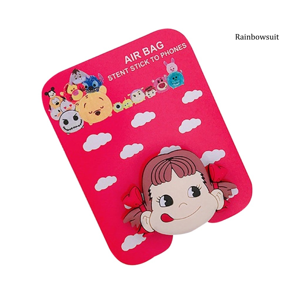 Giá Đỡ Điện Thoại Dạng Nhẫn Đeo Ngón Tay Họa Tiết Hoạt Hình Dễ Thương