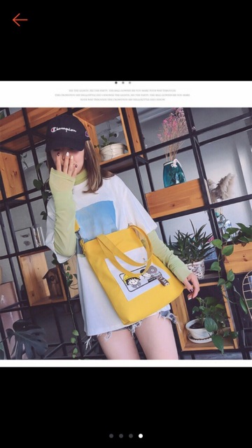 [HÌNH SHOP CHỤP] Túi tote mang 2 cô gái