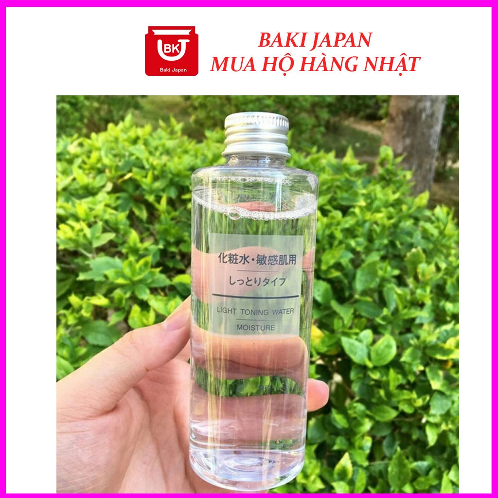 Toner Nước Hoa Hồng Muji Light Toning Water, nước hoa hồng Muji Nhật bản 200ml