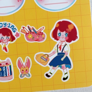 Meimei Sticker - Back to School sticker set