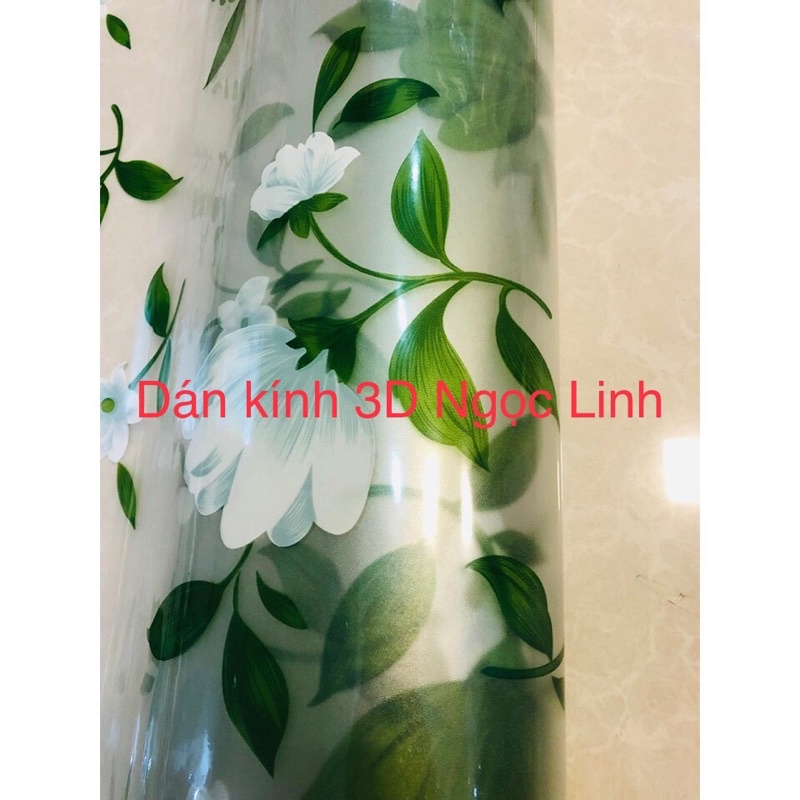 Giấy Dán Kính 3D, Decal dán kính mờ keo sẵn bóc ra dán