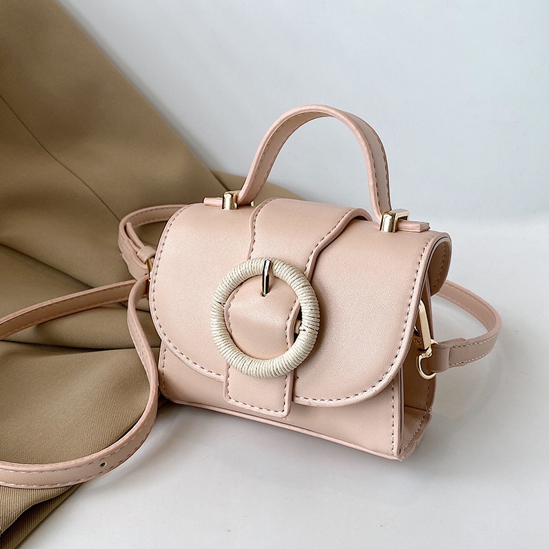 Túi Đeo Chéo Hình Vuông Màu Sắc Đơn Giản Dễ Phối Đồ Phong Cách Hàn Quốc Thời Trang Cho Nữ