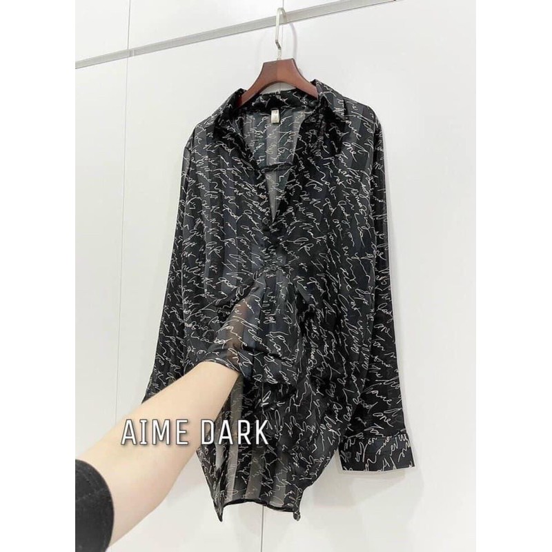 Áo chữ ký lụa