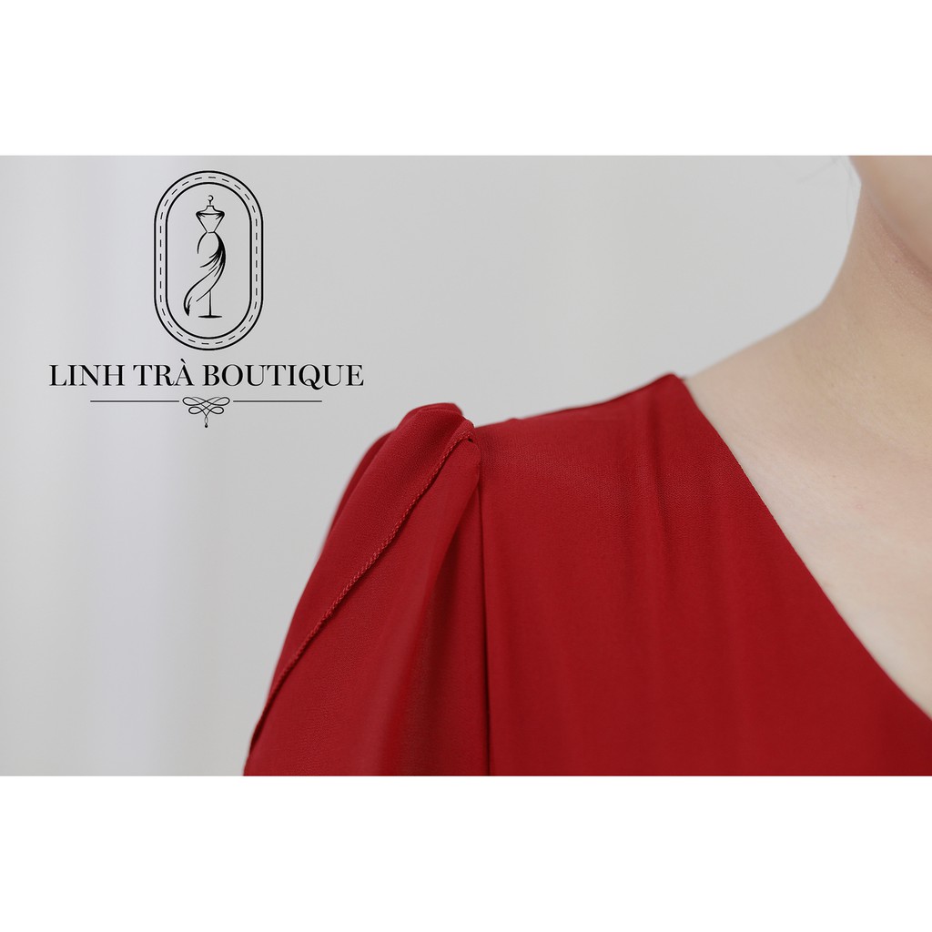 Váy đầm trung niên cao cấp [LINH TRÀ] đầm voan tơ 2 lớp thoáng mát trung tuổi cho mẹ - mã TM 60 | BigBuy360 - bigbuy360.vn