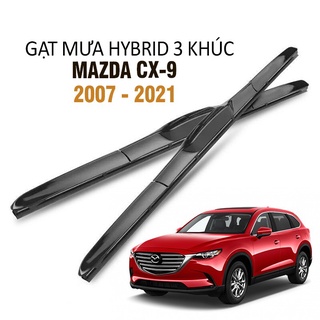 Gạt mưa cho xe mazda cx-9 - 3 khúc lưỡi silicon - tiêu chuẩn - siêu sạch - siêu bền