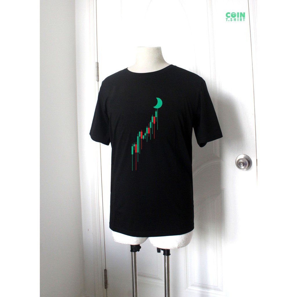 Áo To The Moon, Bitcoin, Binance, Cointshirt