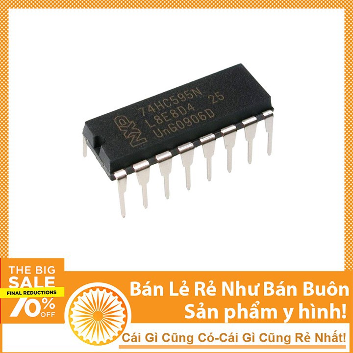 Linh Kiện IC Logic 74HC595 DIP16