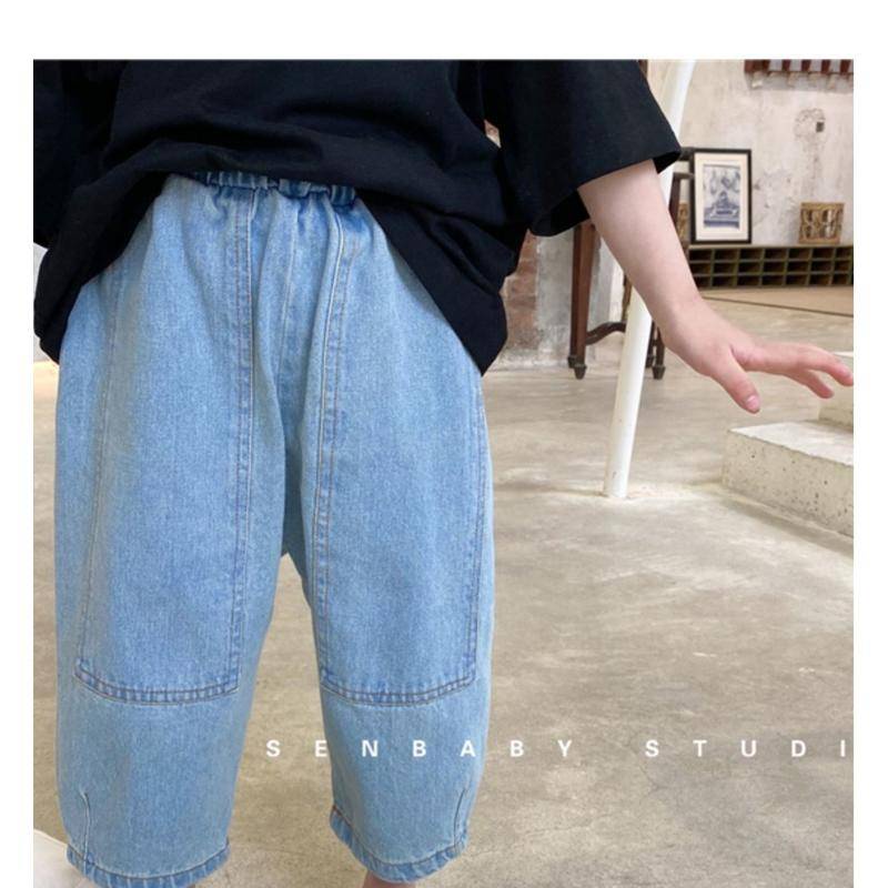 [Hàng Mới] Quần Jean Mỏng Thoải Mái Dễ Phối Đồ Phong Cách Phương Tây Cho Bé Gái