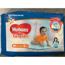 Tã quần huggies- tã dán huggies L4 ( 2L quần - 2L dán ) hàng khuyến mại