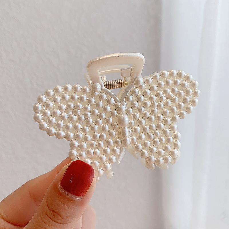 Kẹp Tóc Đính Ngọc Trai Thời Trang Phong Cách Hàn Quốc 19 Kiểu