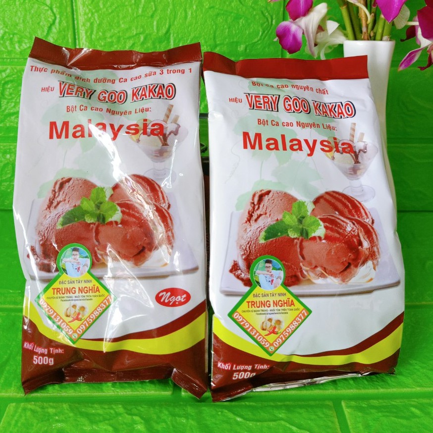 [500G] BỘT CA CAO ĐẮNG NGUYÊN CHẤT TRUNG NGHĨA