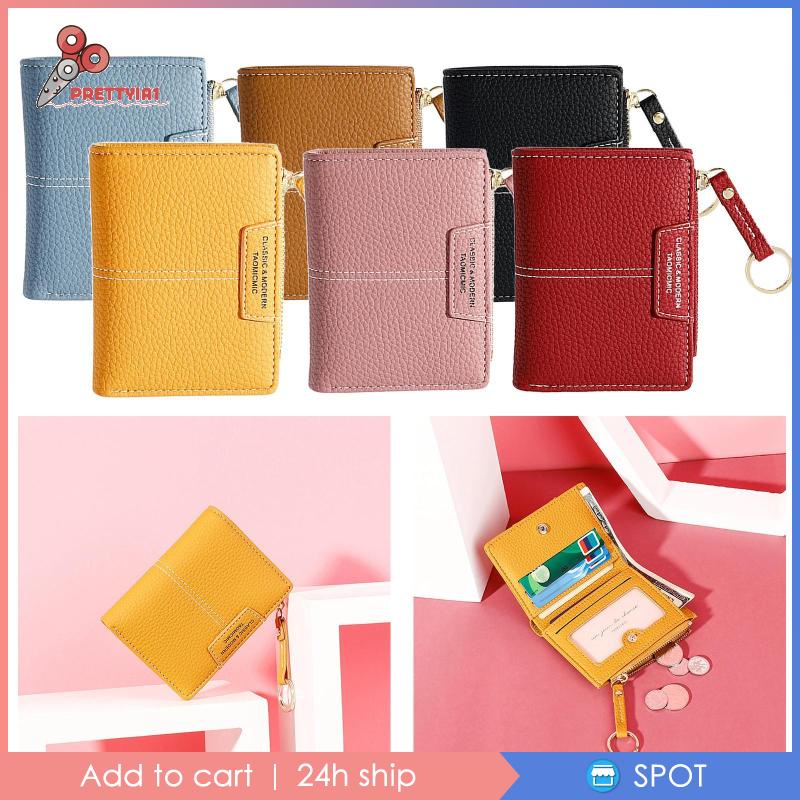 [Prettyia1] Ví Cầm Tay Mini Đựng Tiền Xu, Thẻ Cho Nữ