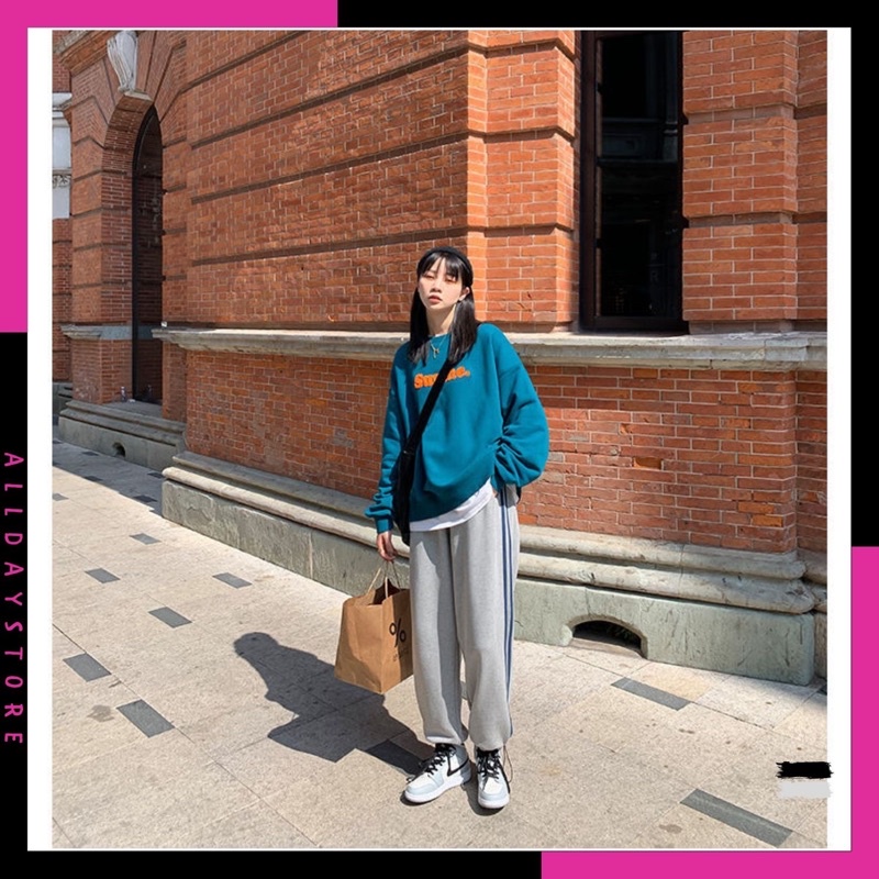 Quần Jogger Ống Xuông Có Dây Rút