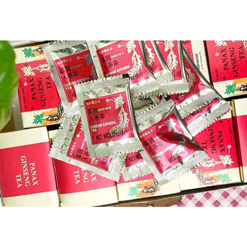 Trà sâm panax ginseng tea hoặc wongint ginseng tea