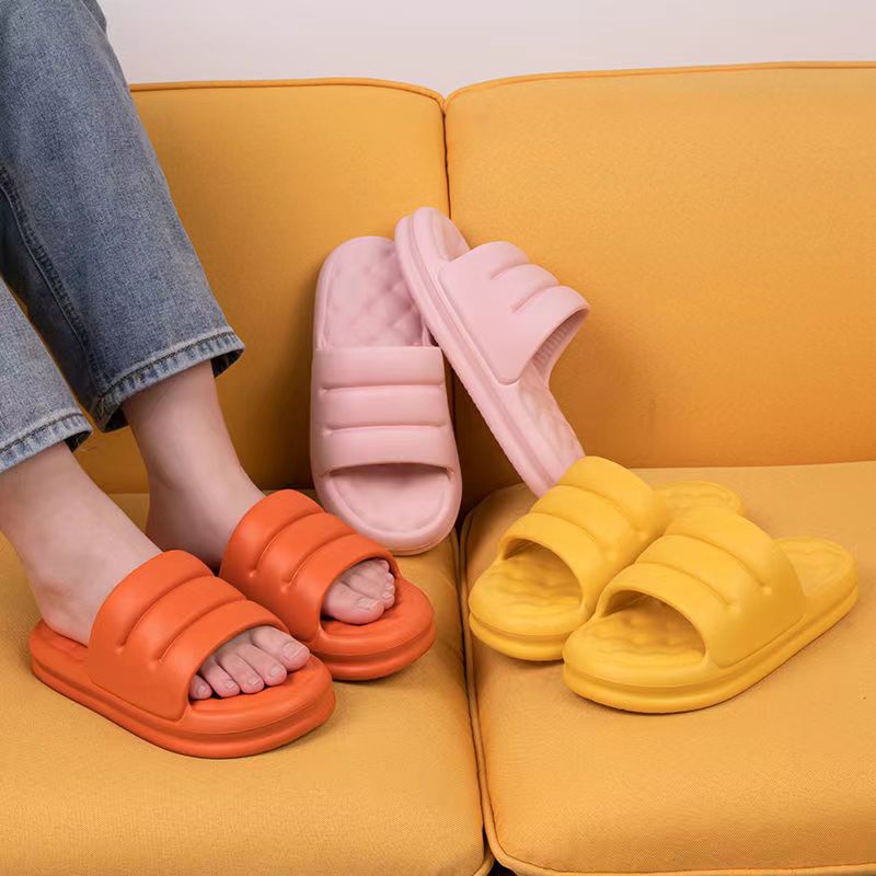 Dép bánh mì nam Dép Đi Trong Nhà Tắm Đế Dày Siêu Mềm Thoải Mái Chống Trượt