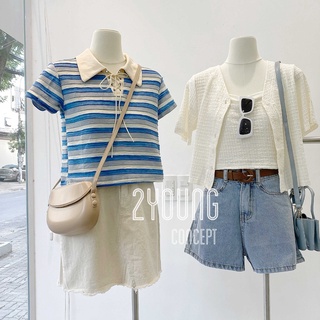 Quần short jeans ngố [2YOUNG] Q680 (ảnh thật)