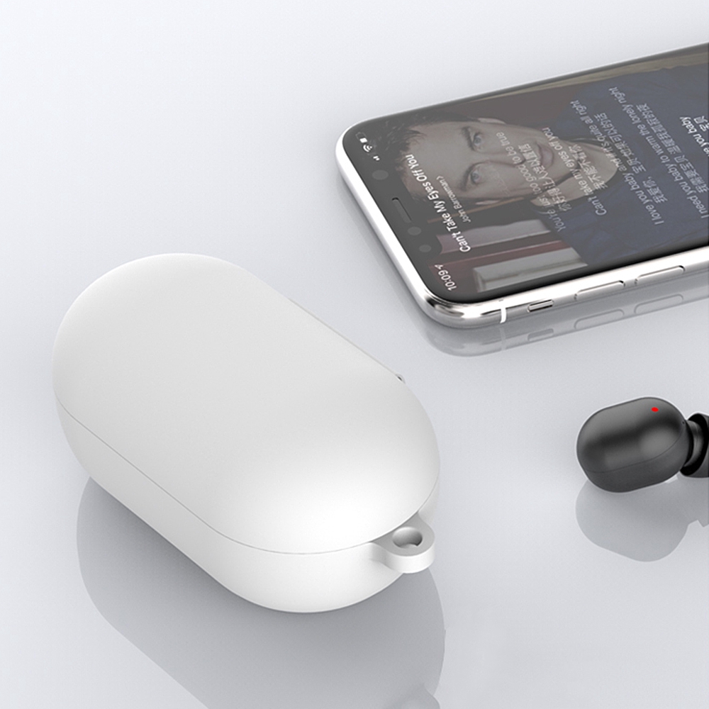 Vỏ silicon màu trơn dành cho tai nghe không tai Haylou GT1 Pro