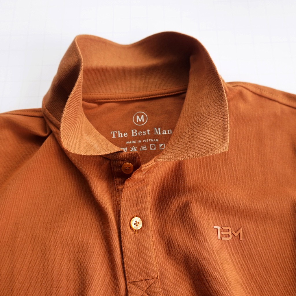 Áo thun POLO màu Cam - THEBESTMAN | BigBuy360 - bigbuy360.vn