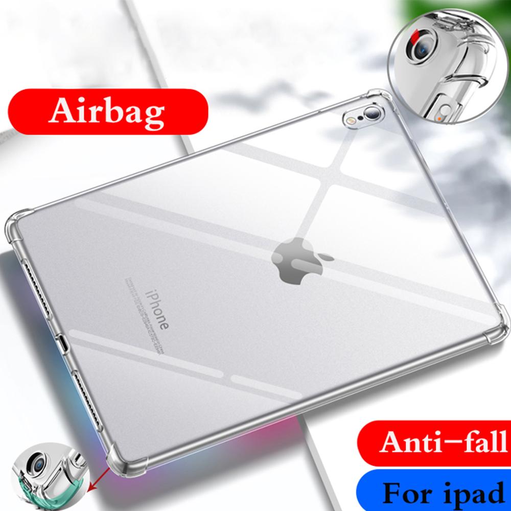 Ốp lưng Máy Tính Bảng iPad air 4 8th gen  pro 11 2020 9.7 2017 2018 2019 10.2 5th 6th 7th air 1 air 2 air 3 pro 10.5 mini 1 2 3 4 5 Generation Chống sốc silicon chống bám Trong mờ Vỏ, Bao