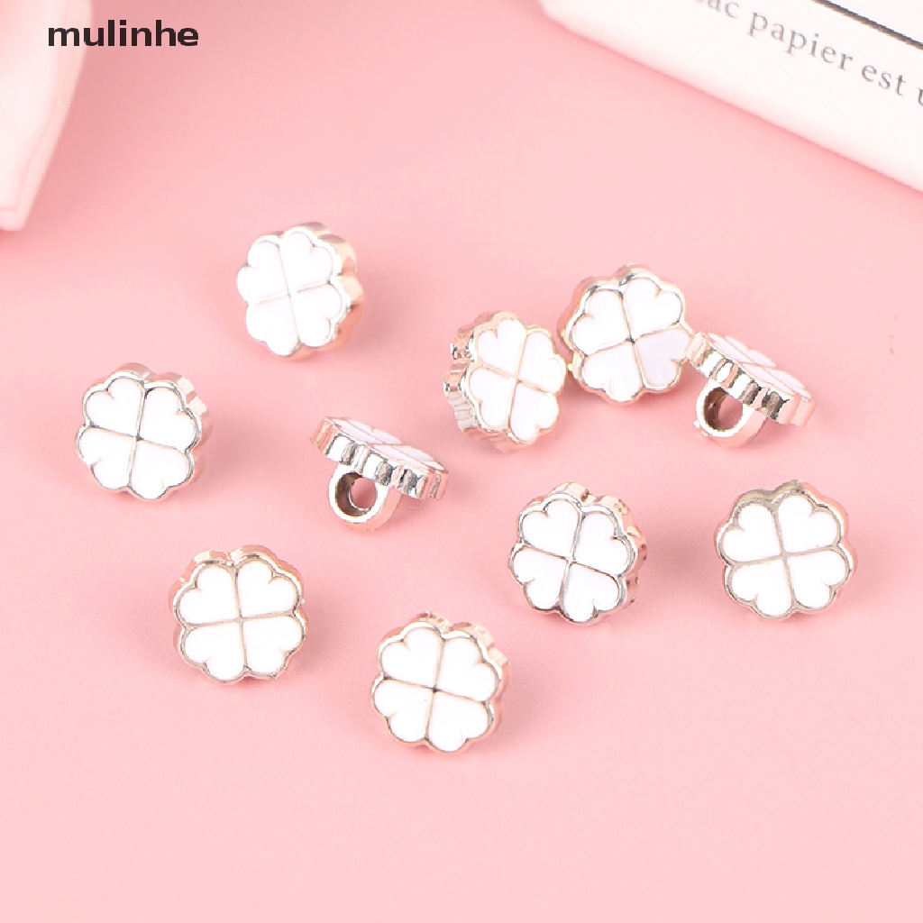 Set 10 Nút Ngọc Trai Dùng Trang Trí Áo Sơ Mi