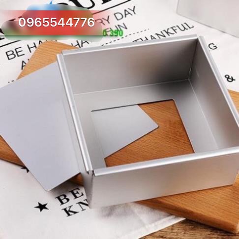 KHUÔN VUÔNG NHÔM ĐÚC ĐẾ RỜI 6/10 INCH - Cao cấp