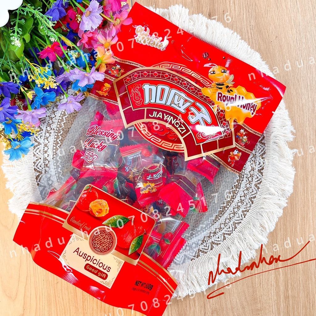 Một gói xí muội ô mai mận cánh chỉ Jiayingzi Đài Loan gói 500g